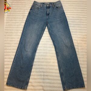 Denim&Co Women's Straight Leg Blue Jeans